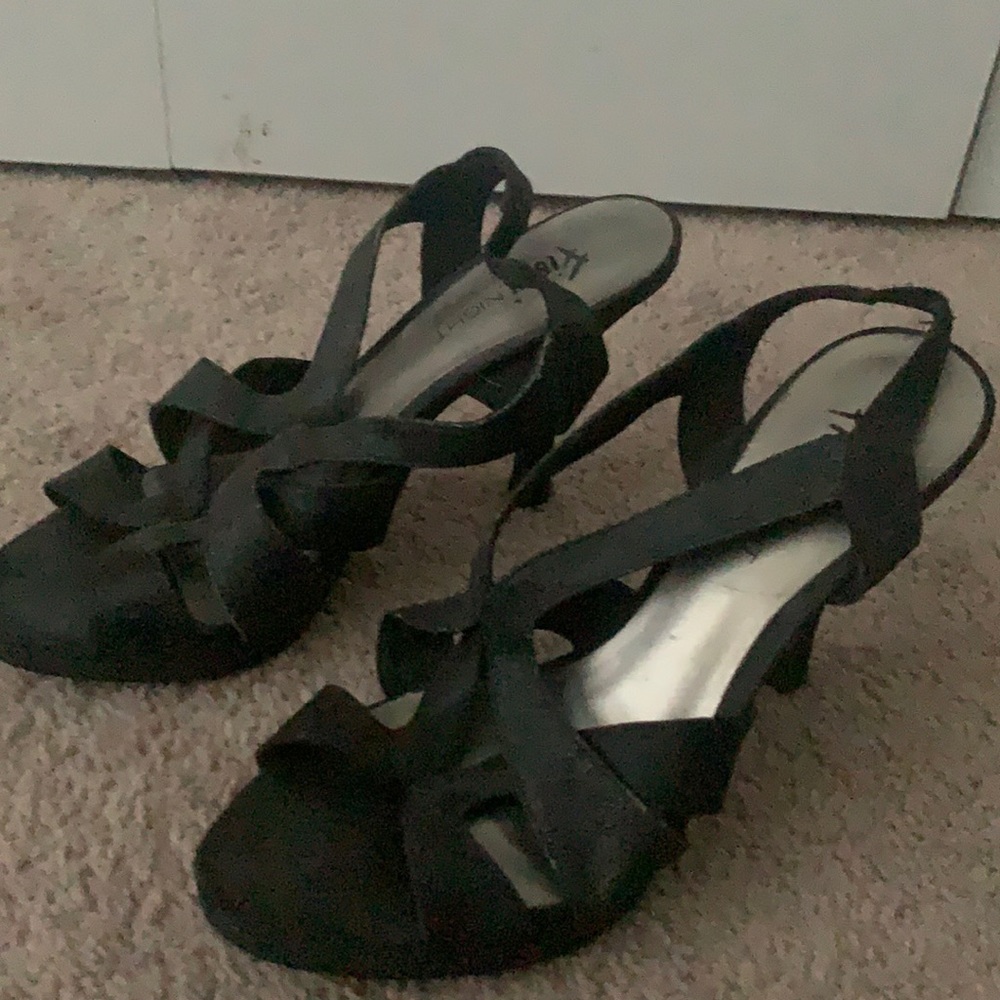 Black Strap Sandals